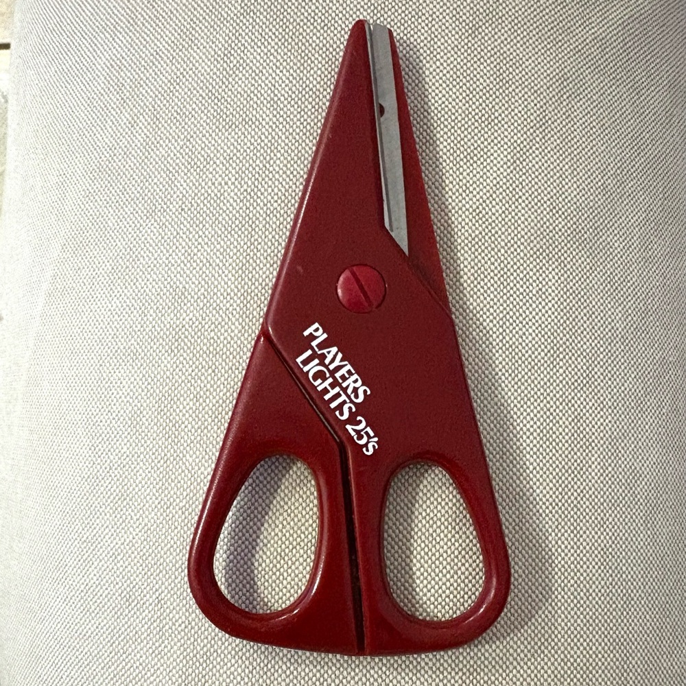 Players Lights 25's Tobacco memorabilia 25’s scissors vintage